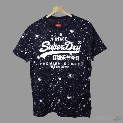 Super Dry Splash Navy T-shirt
